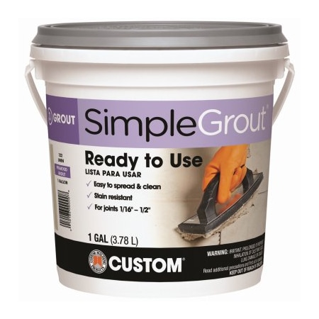 Custom Building Products GAL Del GRY PreMixGrout PMG1651-2
